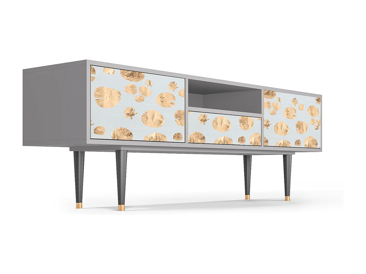 Meuble TV - 170х59х41 cm - T6 - Blue Giraffe, Gris