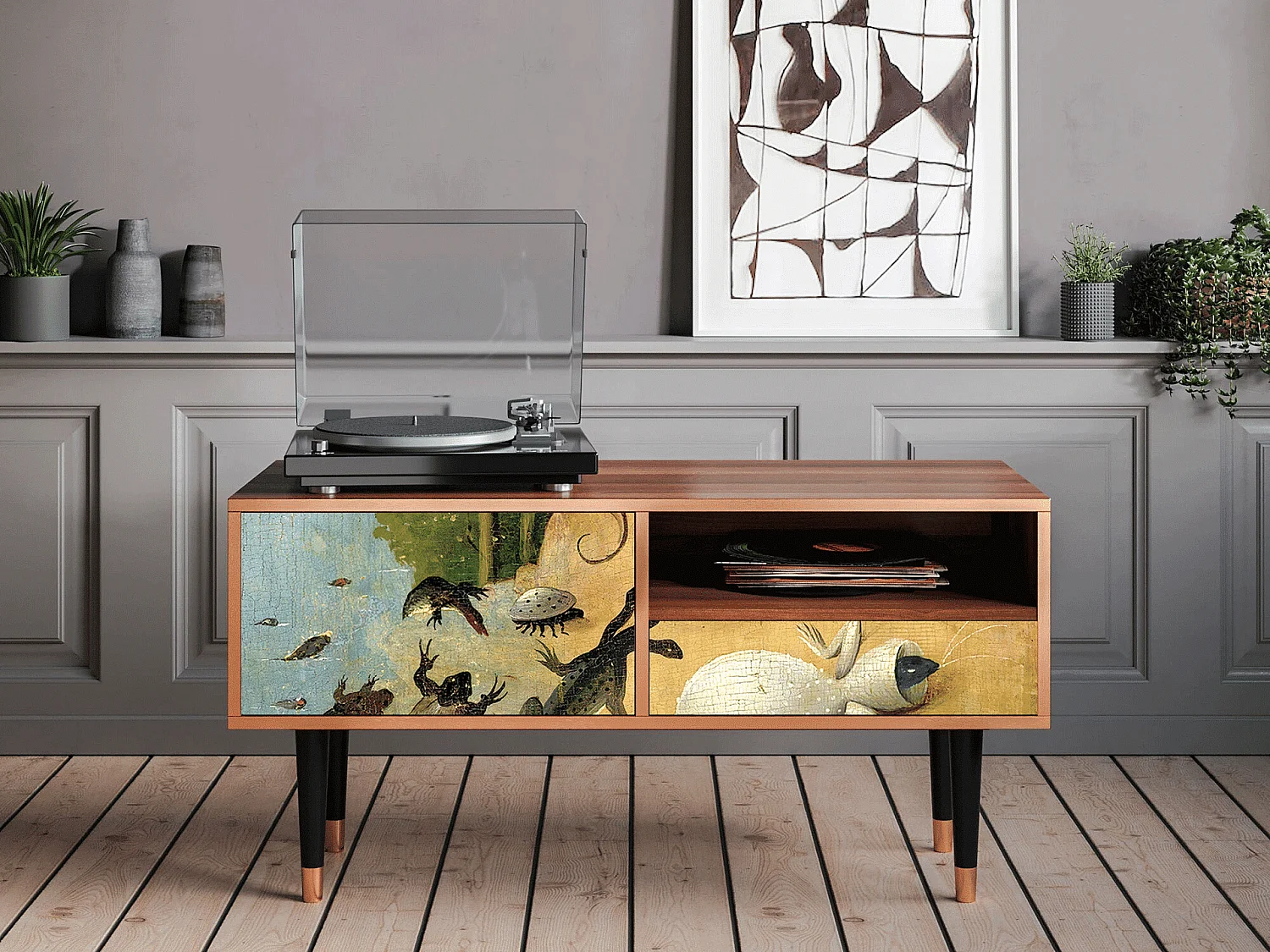 TV-Möbel - 115х59х48 cm - T3 - The Garden by Bosch, Walnuss