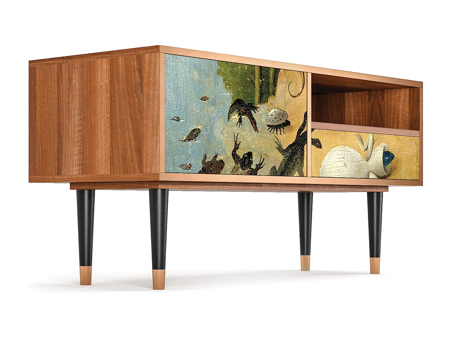 Meuble TV - 115х59х48 cm - T3 - The Garden by Bosch, Noyer