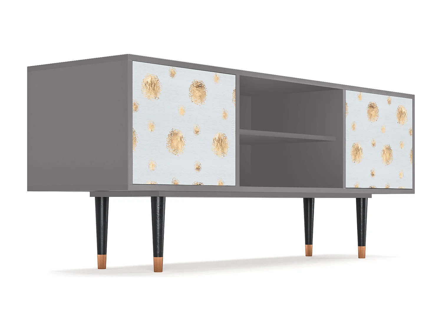 TV-Möbel - 170х69х48 cm - T2 - Sky Latte, Grau