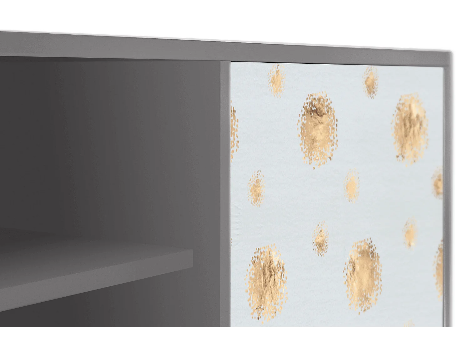 TV-Möbel - 170х69х48 cm - T2 - Sky Latte, Grau