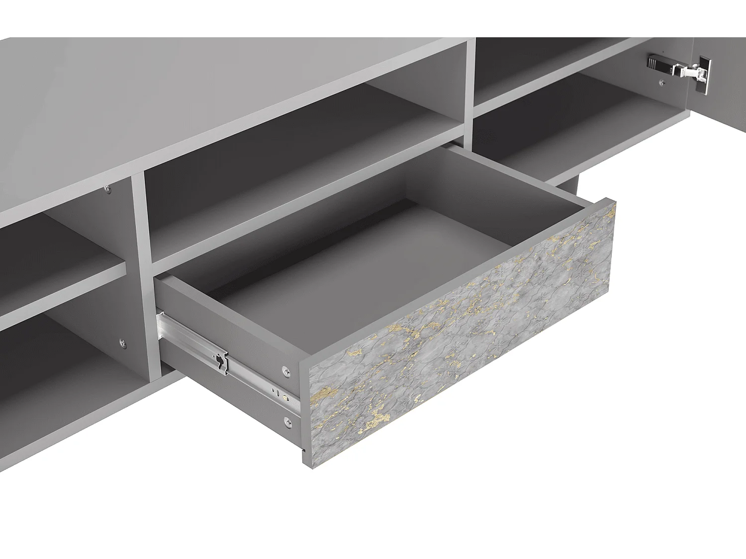 Meuble TV - 170х59х41 cm - T6 - Mariana Trench, Gris