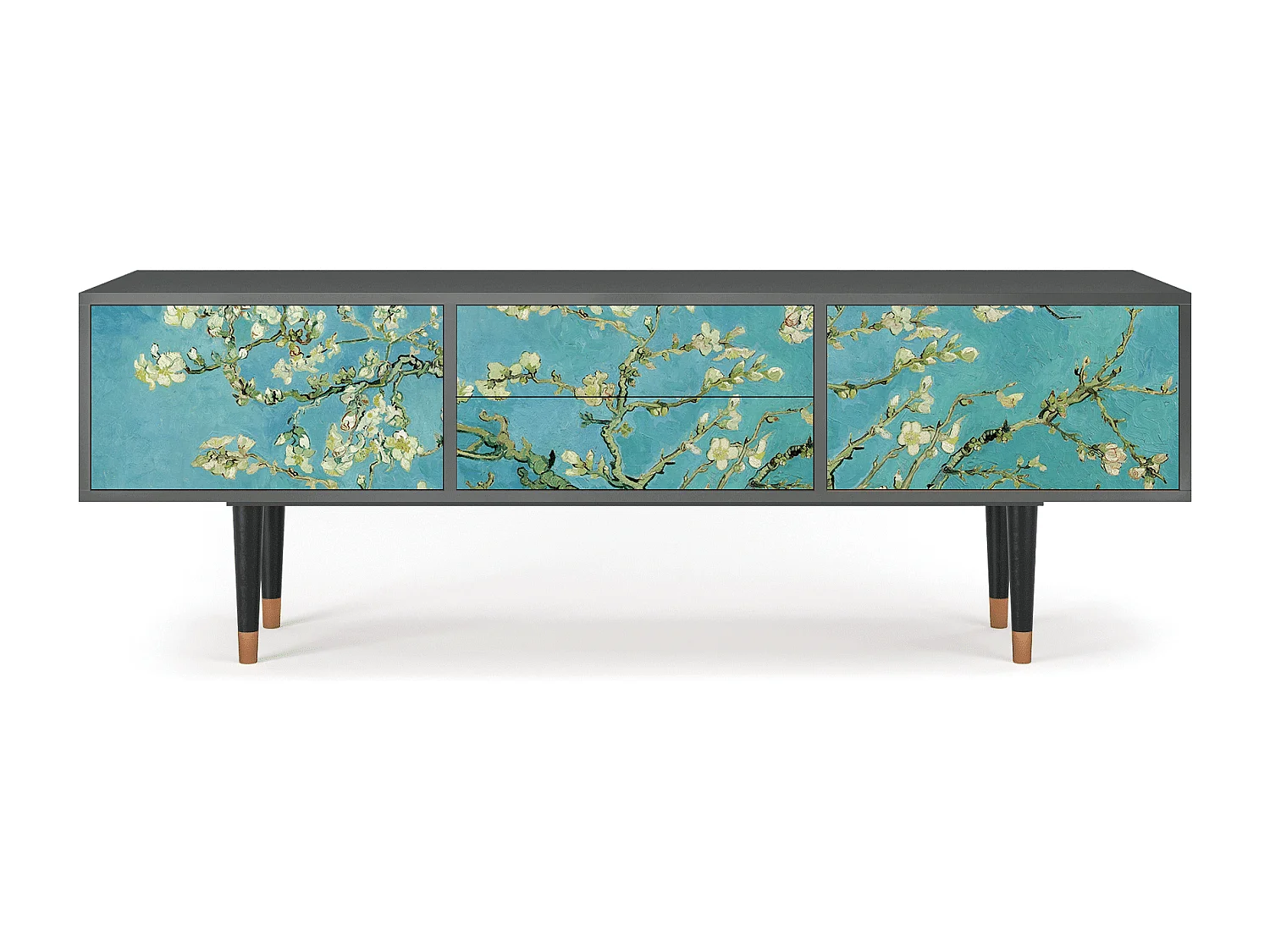 TV-Möbel - 170х59х48 cm - T4 - Almond Blossom, Anthrazit