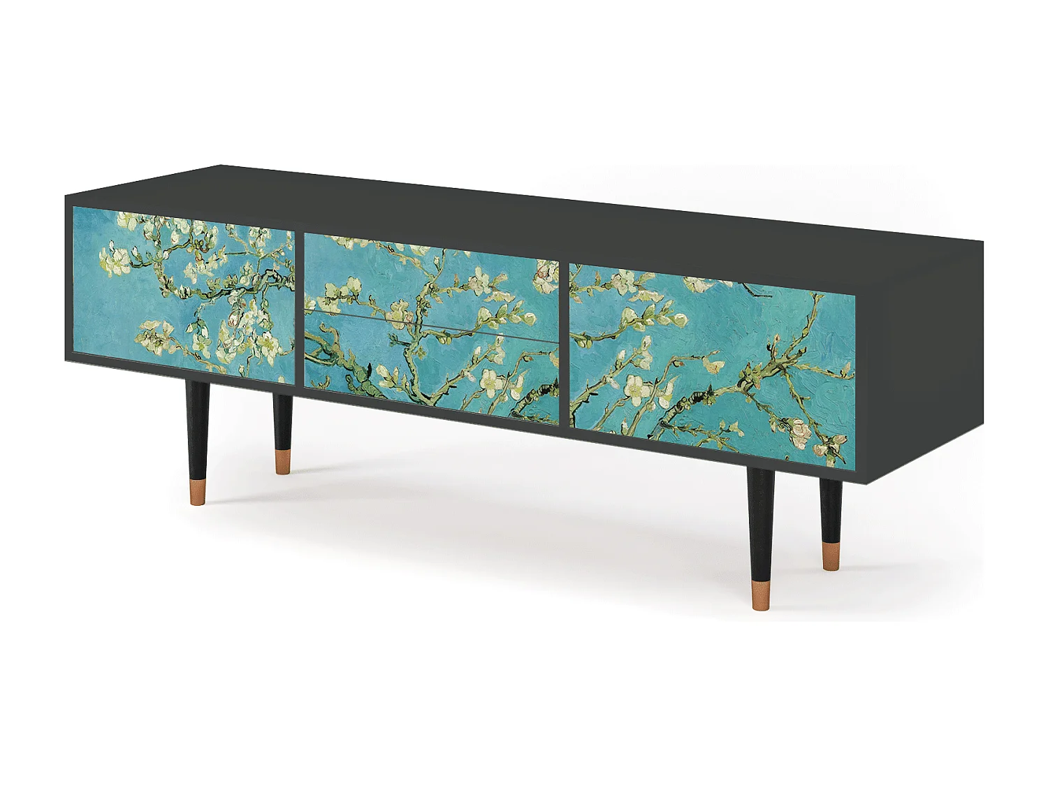 Meuble TV - 170х59х48 cm - T4 - Almond Blossom, Anthracite