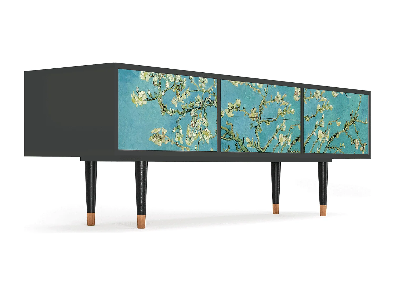 Meuble TV - 170х59х48 cm - T4 - Almond Blossom, Anthracite