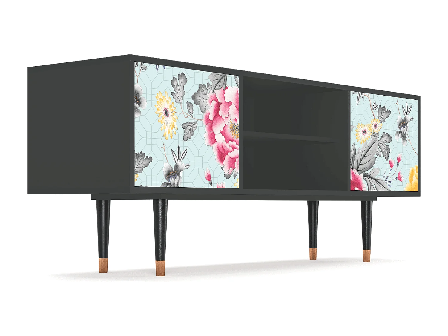 Meuble TV - 170х69х48 cm - T2 - Sky Garden, Anthracite