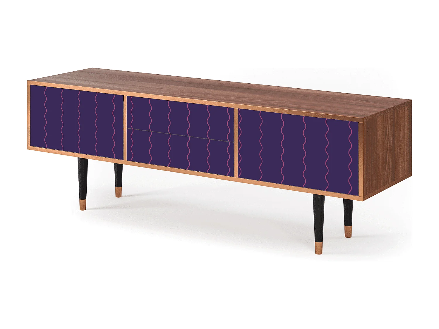 TV-meubel - 170х59х48 cm - T4 - Grape Maccaroni, Walnoot