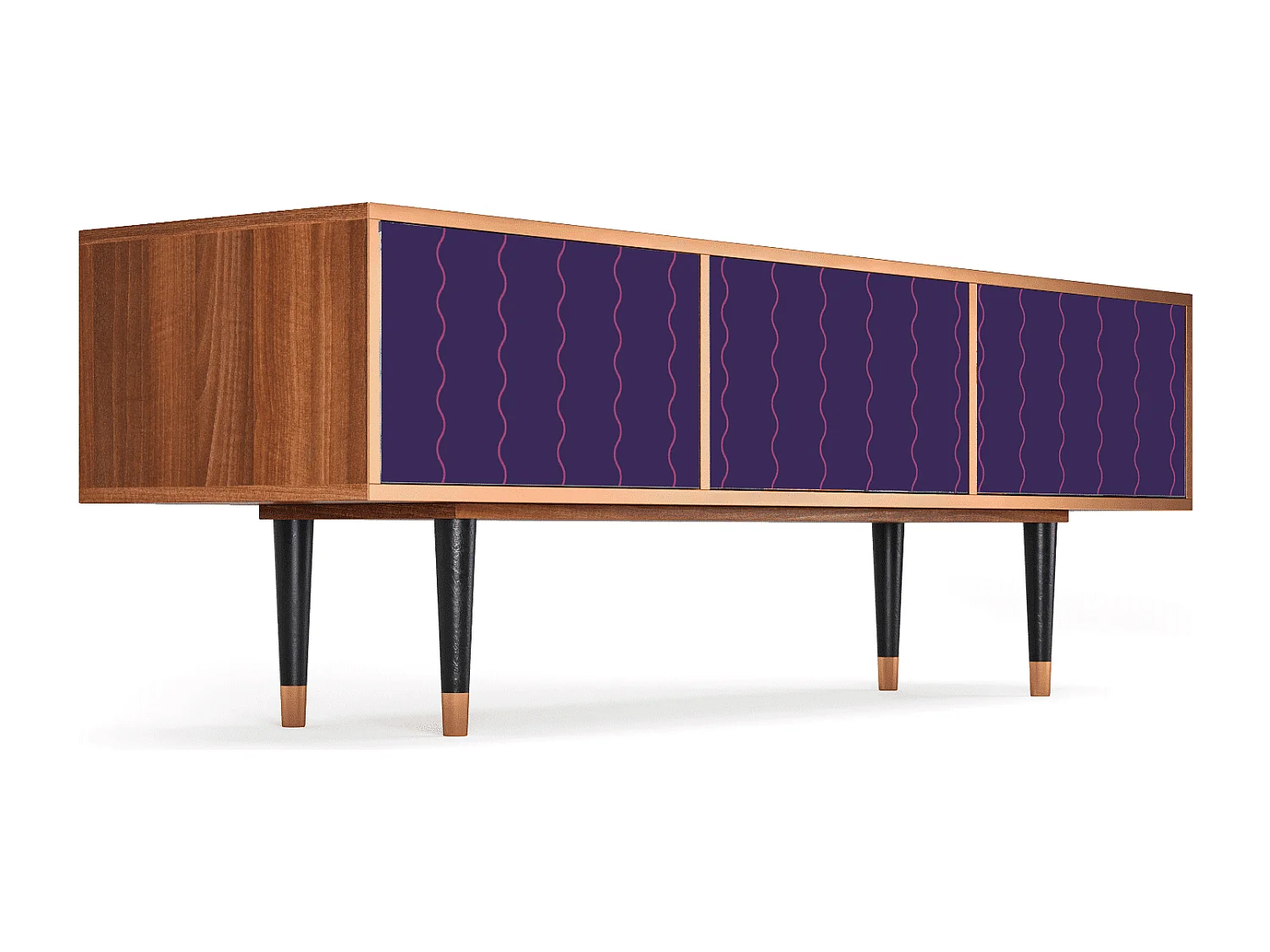 Meuble TV - 170х59х48 cm - T4 - Grape Maccaroni, Noyer