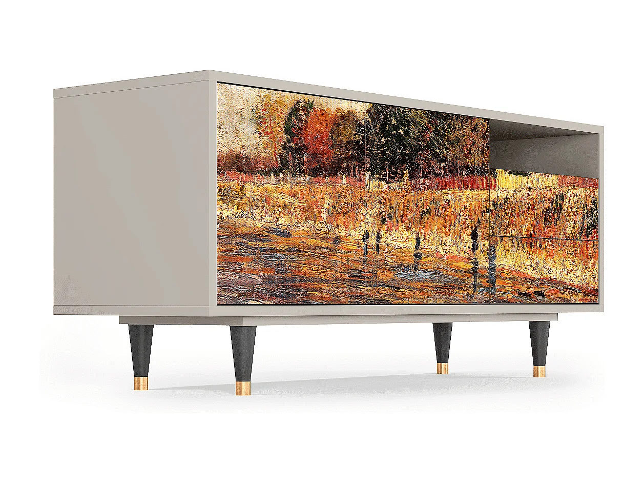 Mobile TV - 125х56х41 cm - T7 - The Banks, Sabbia