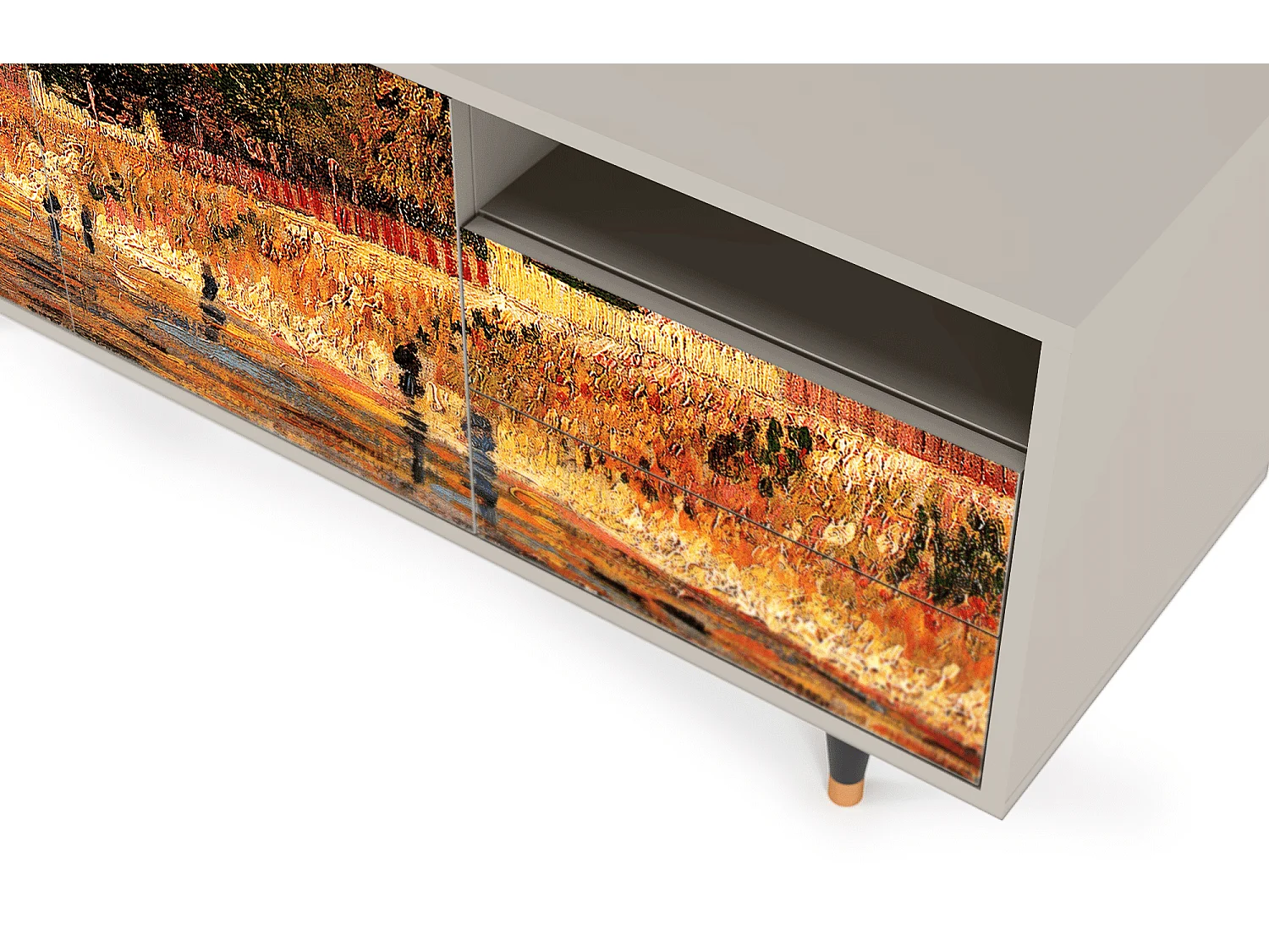 Mobile TV - 125х56х41 cm - T7 - The Banks, Sabbia