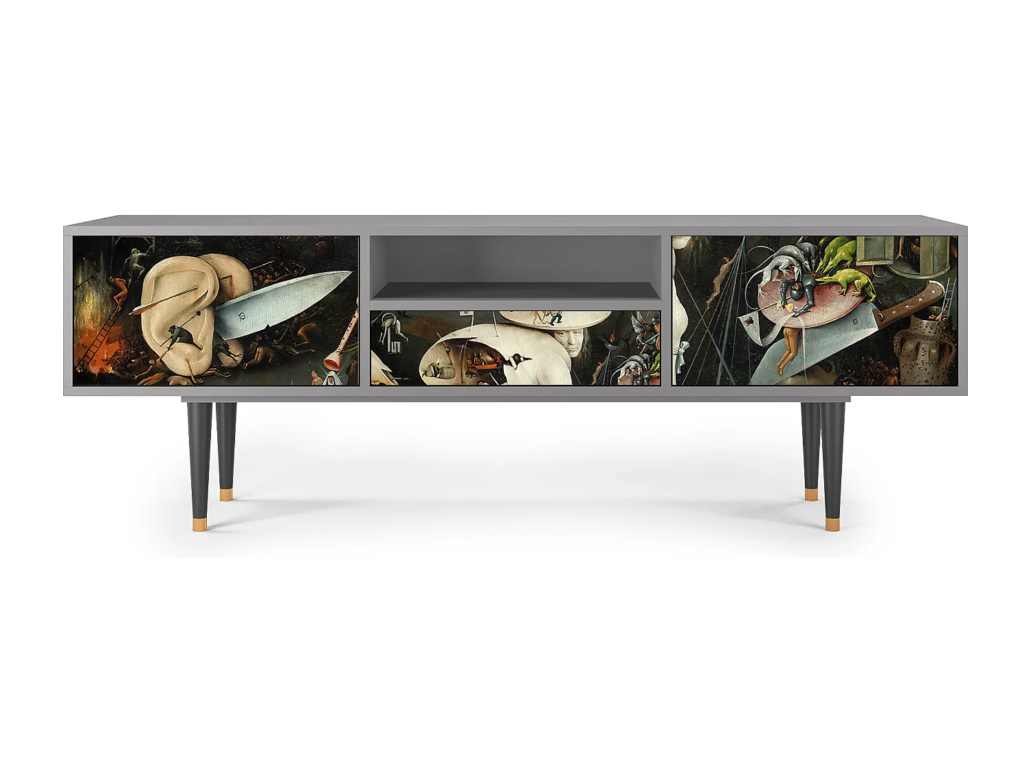 Mobile TV - 170х59х41 cm - T6 - The Garden 2, Grigio