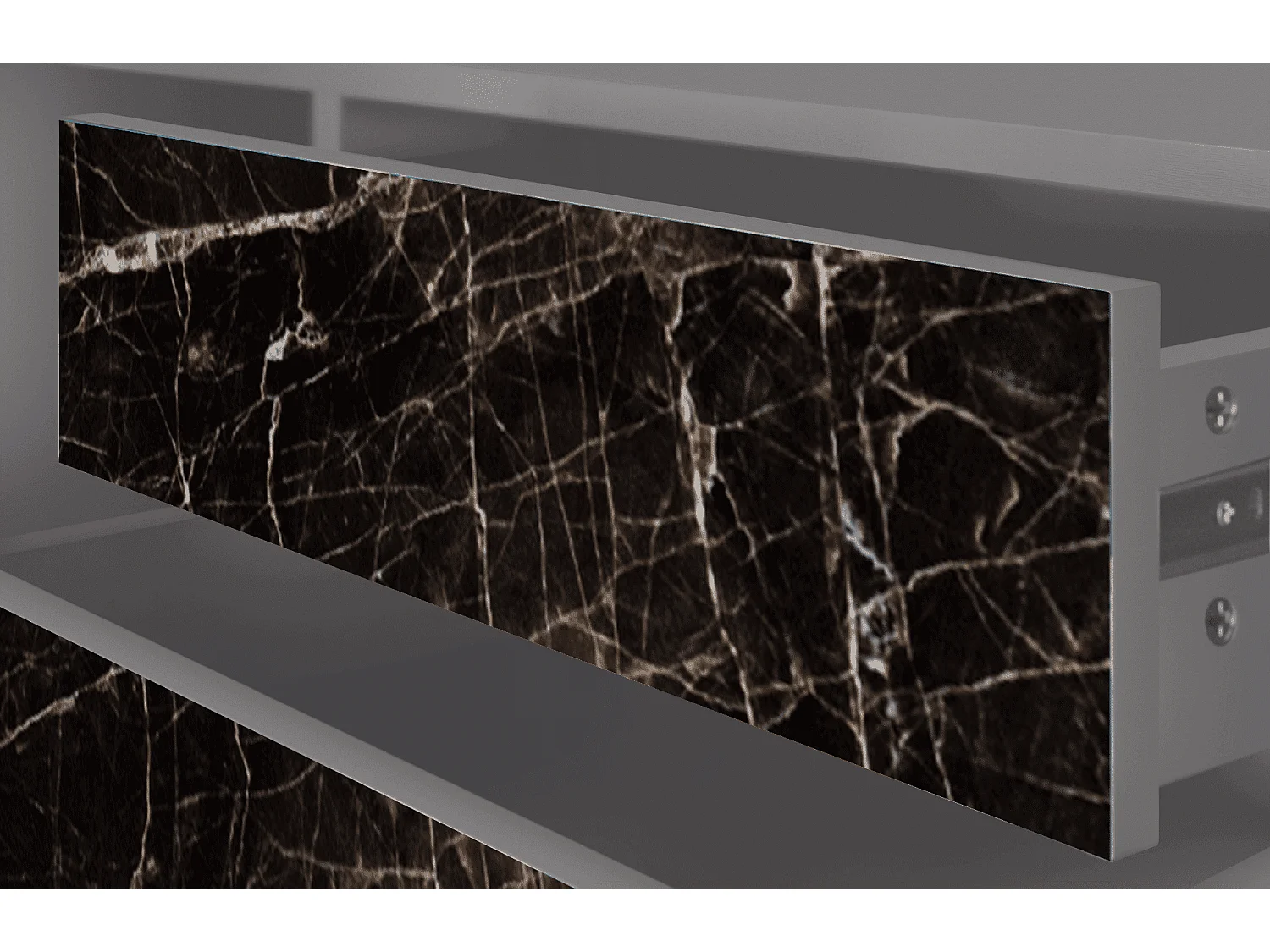 Meuble TV - 170х59х48 cm - T4 - Night Abyss, Gris