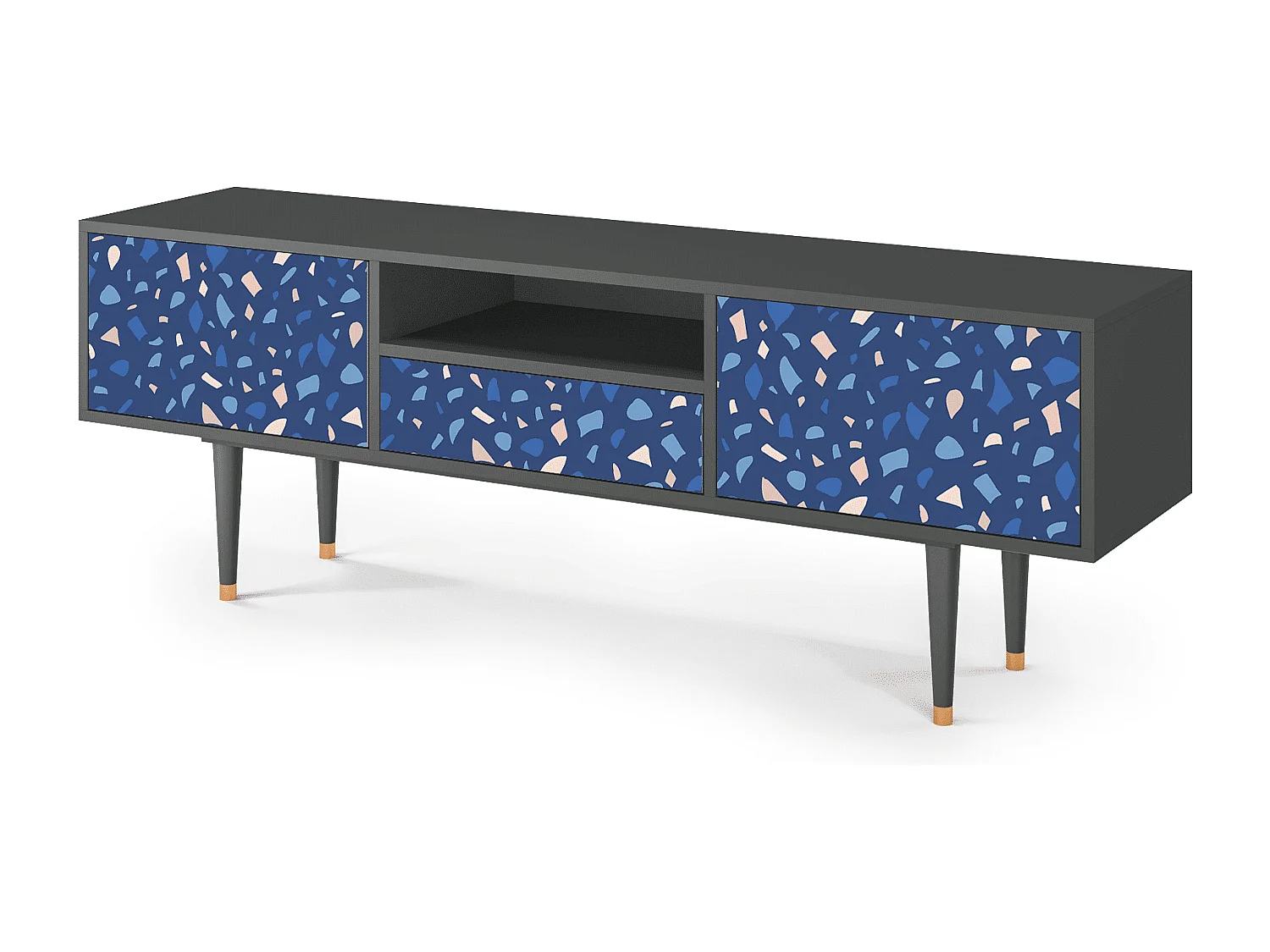 TV-Möbel - 170х59х41 cm - T6 - Soap Whirpool, Anthrazit