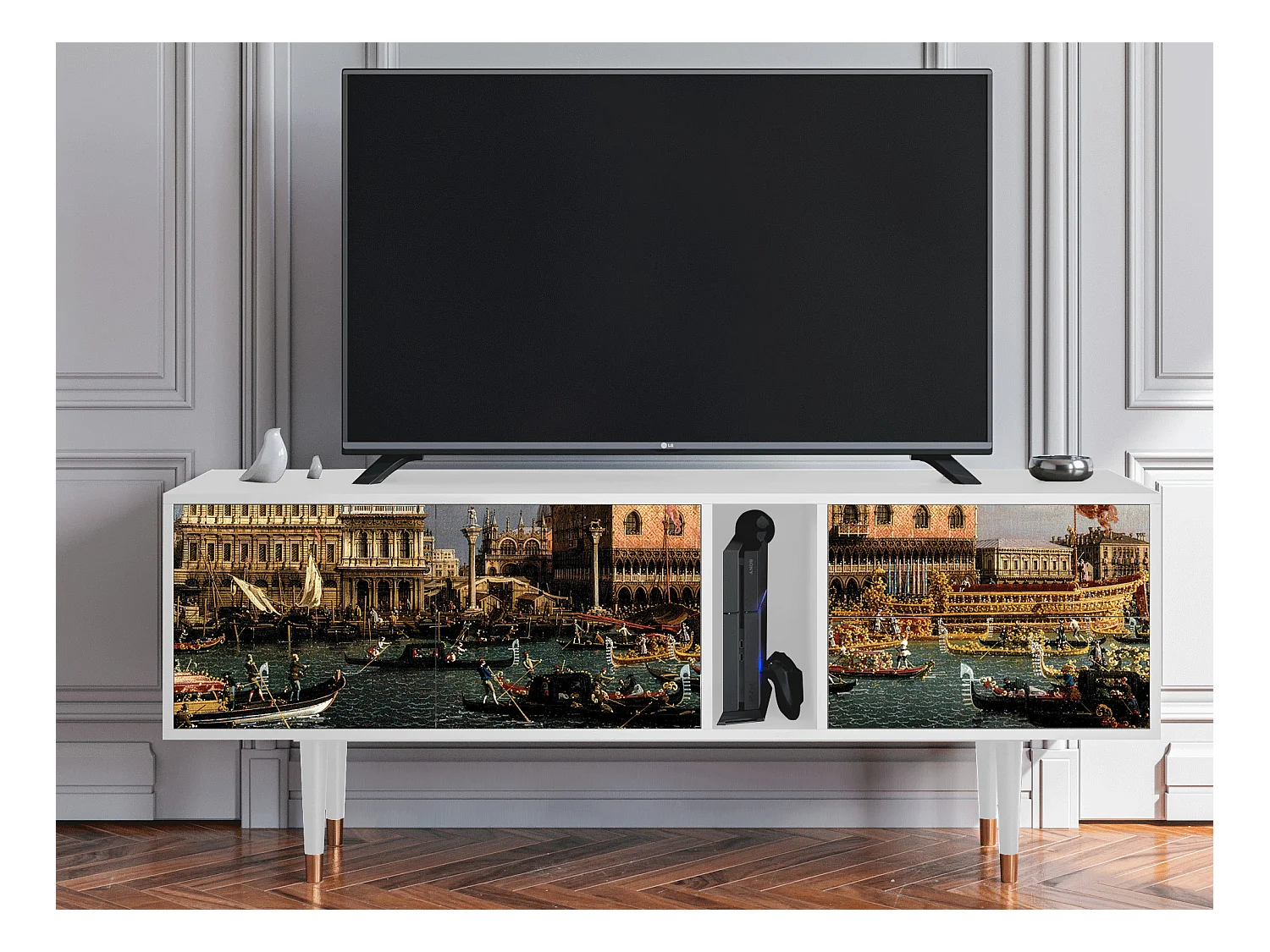 TV-Möbel - 170х69х48 cm - T1 - The Bucintoro, Weiß