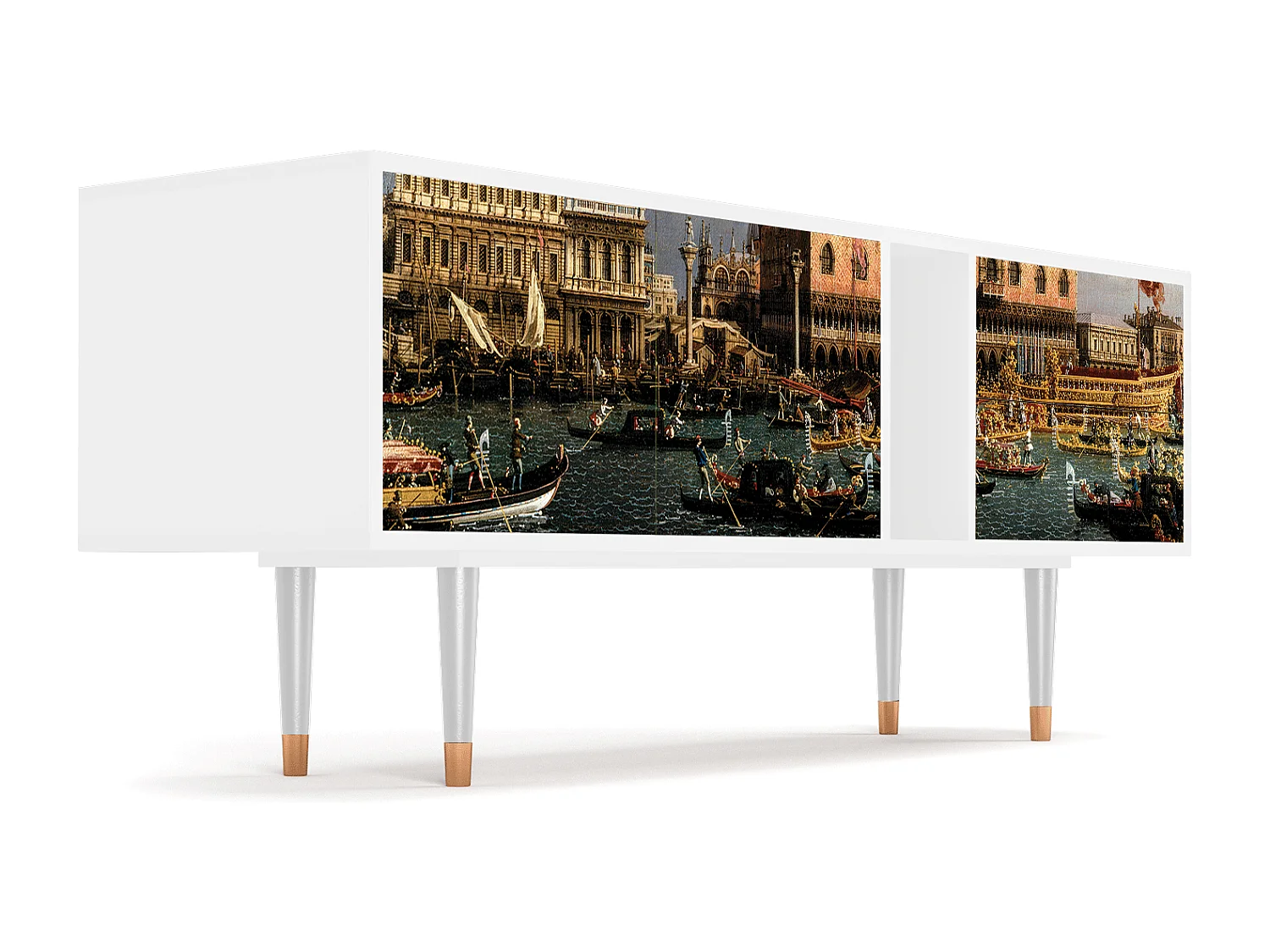 Mobile TV - 170х69х48 cm - T1 - The Bucintoro, Bianco