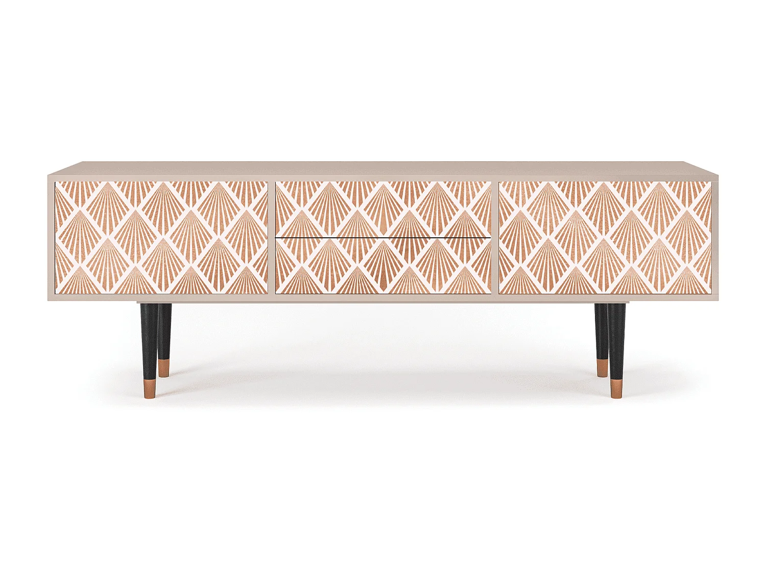 Mobile TV - 170х59х48 cm - T4 - Pastel Sunrise, Latte