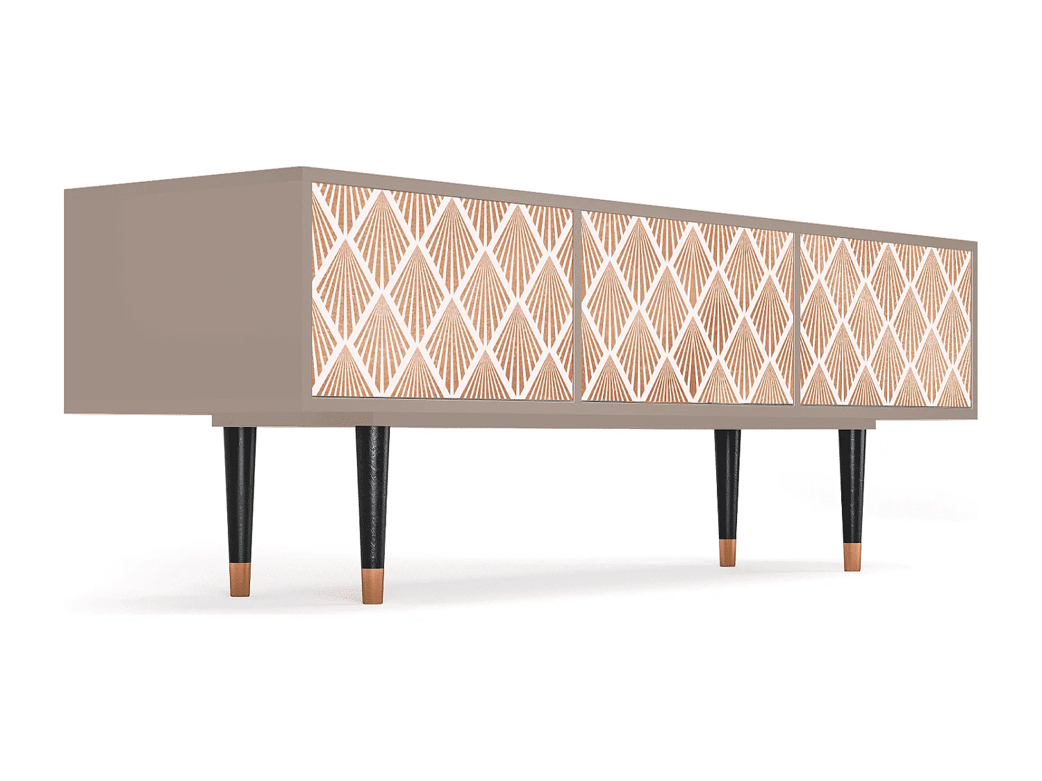 Mobile TV - 170х59х48 cm - T4 - Pastel Sunrise, Latte