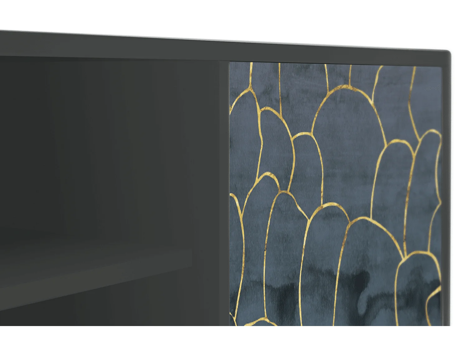 Meuble TV - 170х69х48 cm - T2 - Blue Lagoon, Anthracite