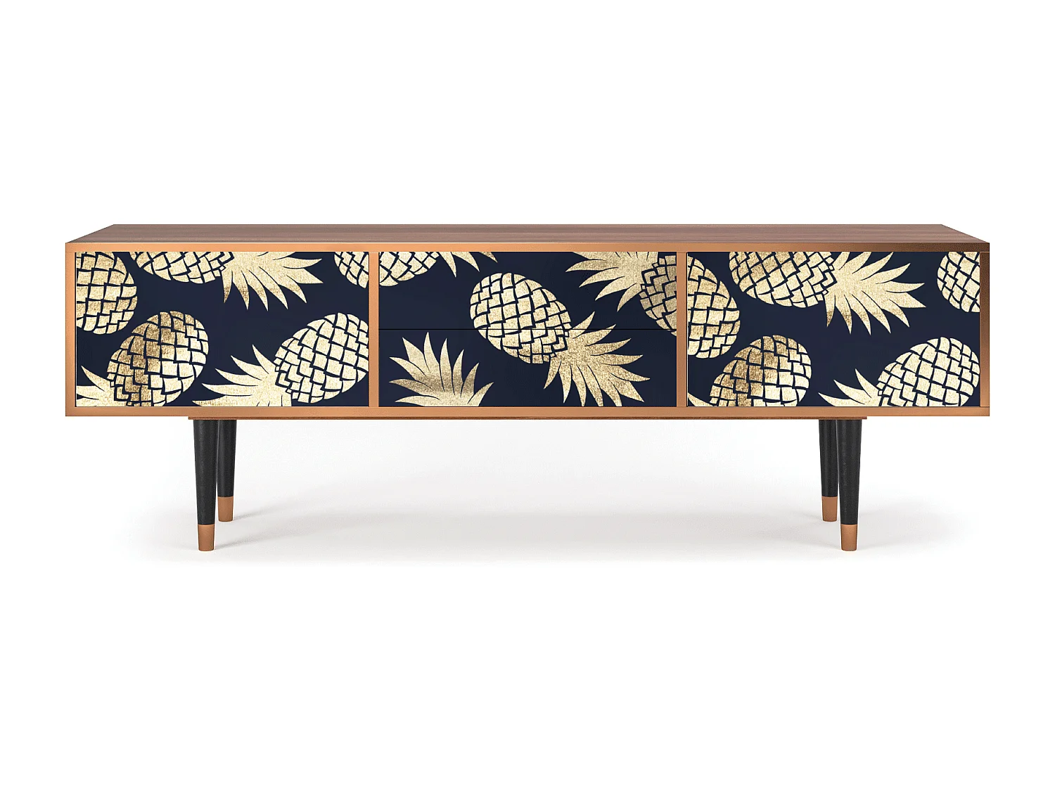 Meuble TV - 170х59х48 cm - T4 - Sunny Pineaple, Noyer