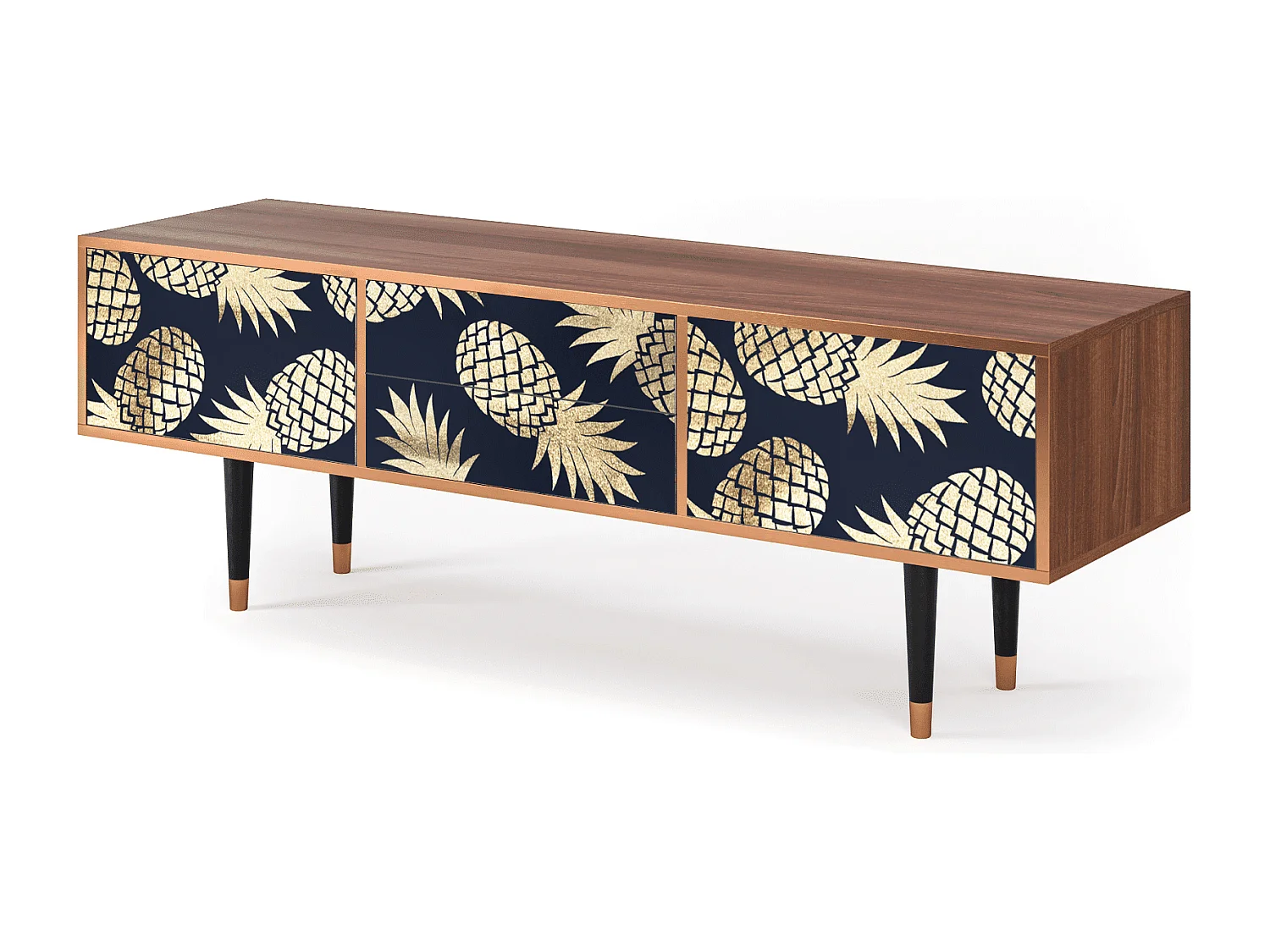 TV-Möbel - 170х59х48 cm - T4 - Sunny Pineaple, Walnuss