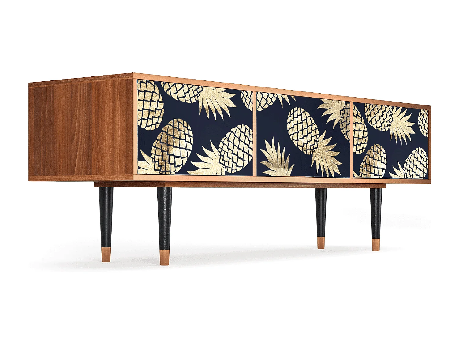 TV-Möbel - 170х59х48 cm - T4 - Sunny Pineaple, Walnuss