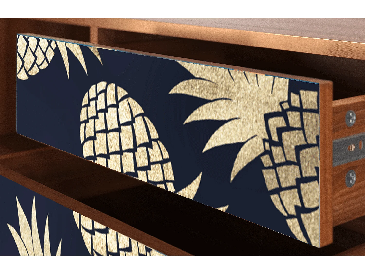 TV-meubel - 170х59х48 cm - T4 - Sunny Pineaple, Walnoot