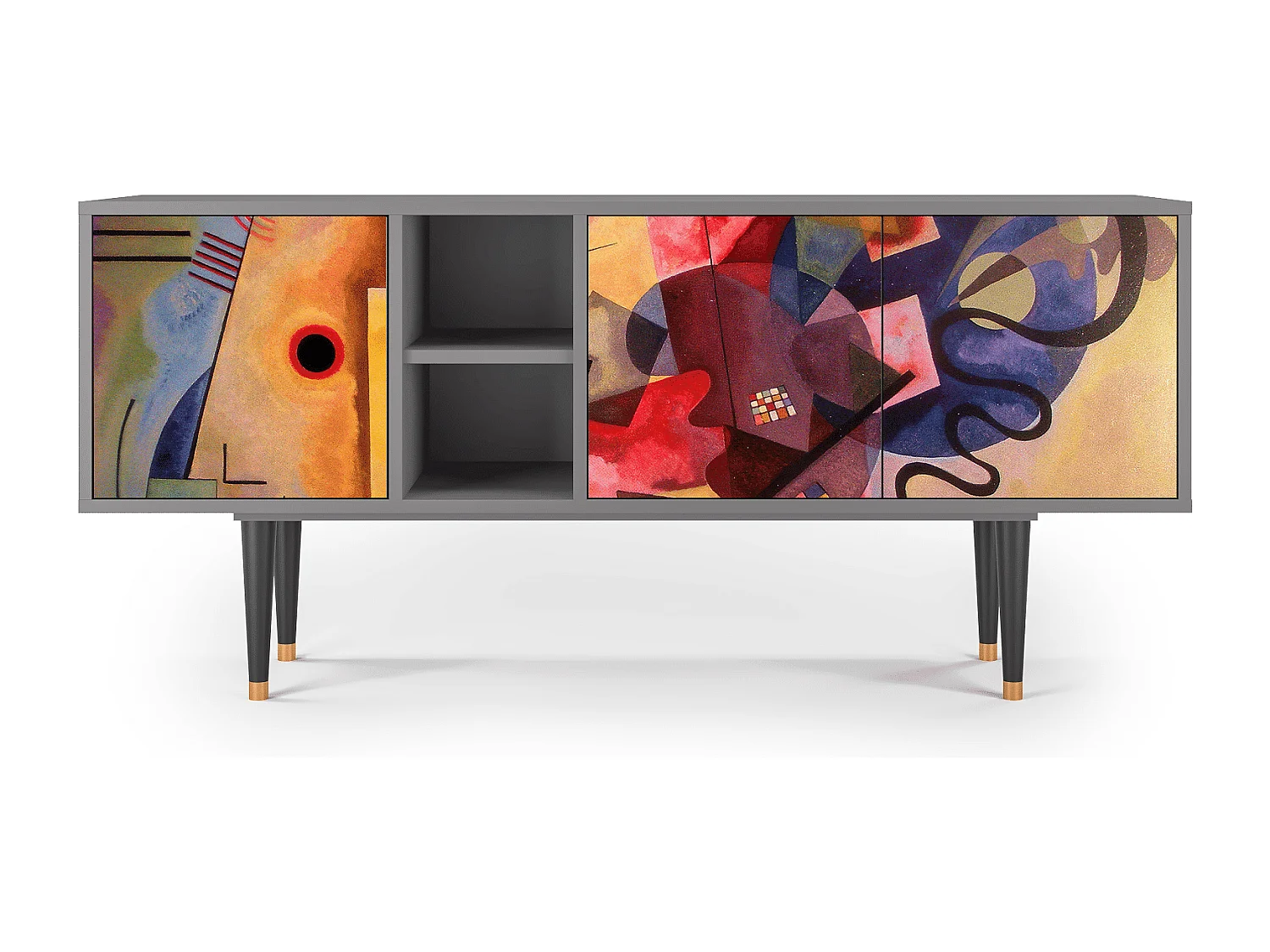 Mobile TV - 150х69х41 cm - T5 - Modern Art, Grigio