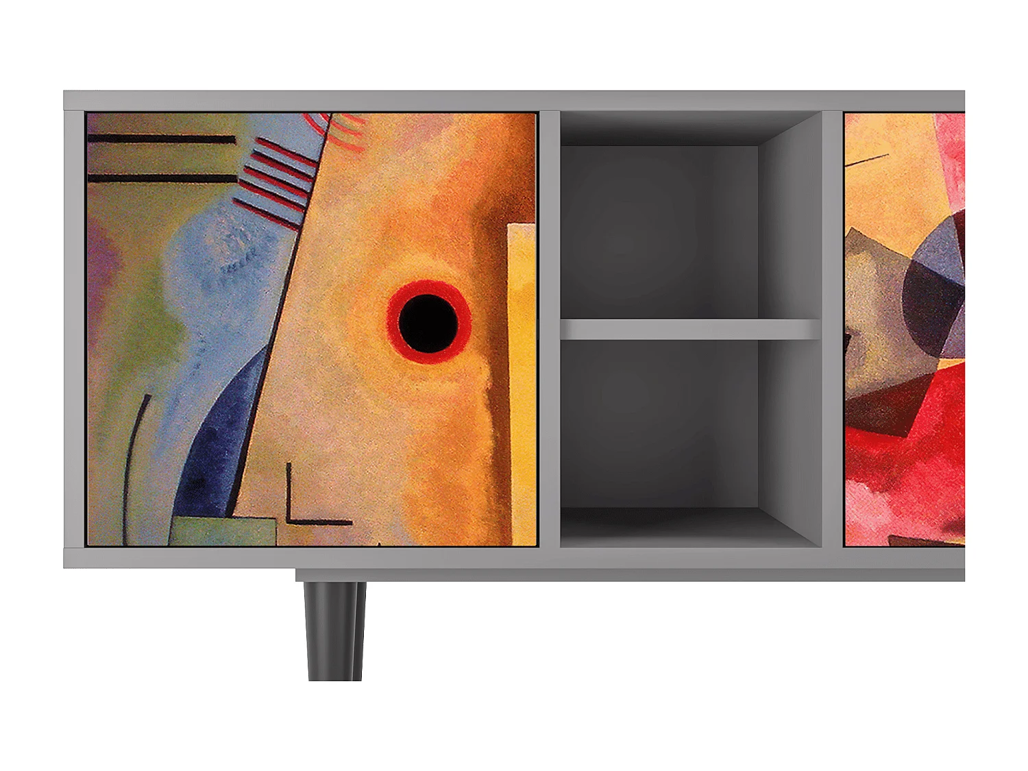 Mobile TV - 150х69х41 cm - T5 - Modern Art, Grigio