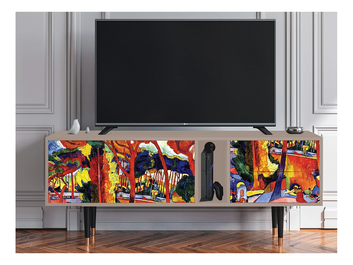 TV-Möbel - 170х69х48 cm - T1 - The Turning Road, Latte
