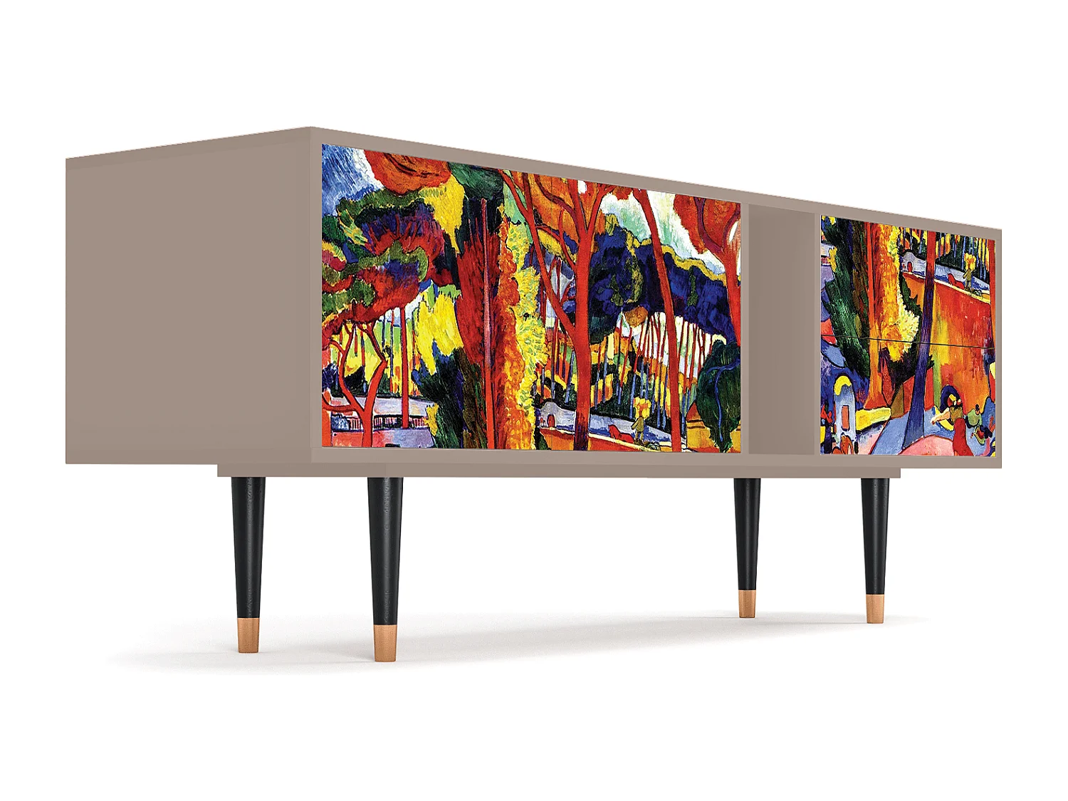 Mueble de TV - 170х69х48 cm - T1 - The Turning Road, Latte