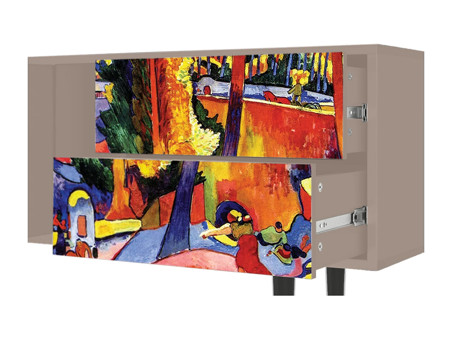 Mueble de TV - 170х69х48 cm - T1 - The Turning Road, Latte