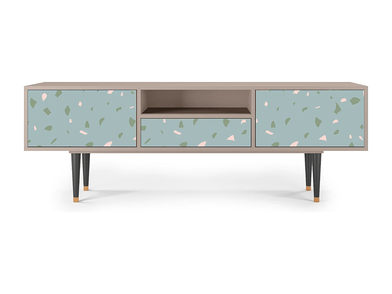 Meuble TV - 170х59х41 cm - T6 - Blue Drops, Latte