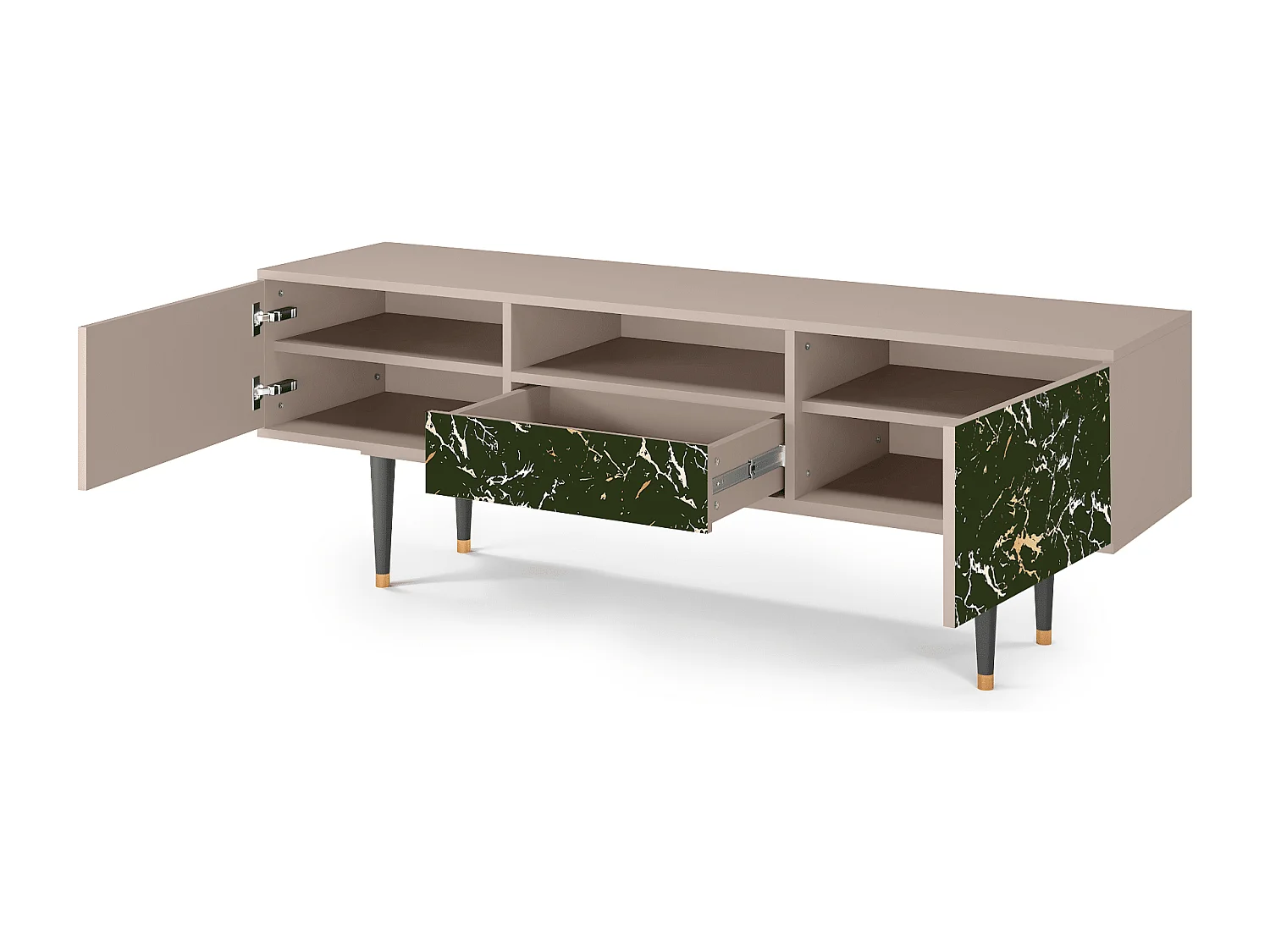 TV-meubel - 170х59х41 cm - T6 - Amazon Forest, Latte