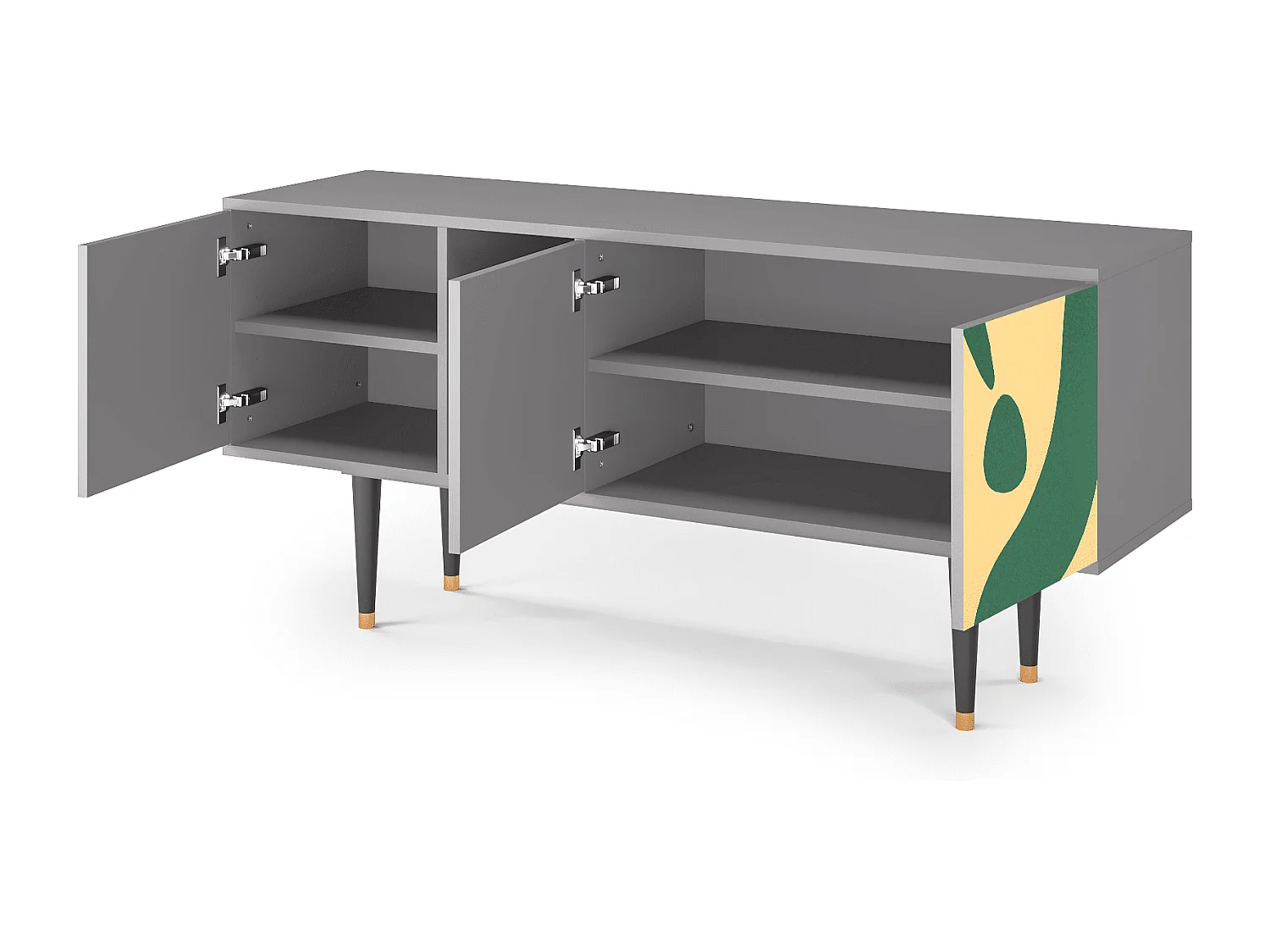 Meuble TV - 150х69х41 cm - T5 - Constellations by Arp, Gris