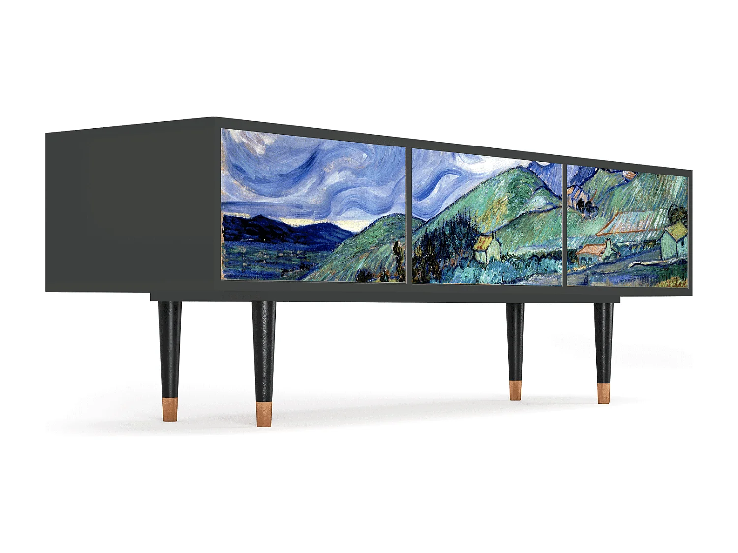 TV-meubel - 170х59х48 cm - T4 - Landscape, Antraciet