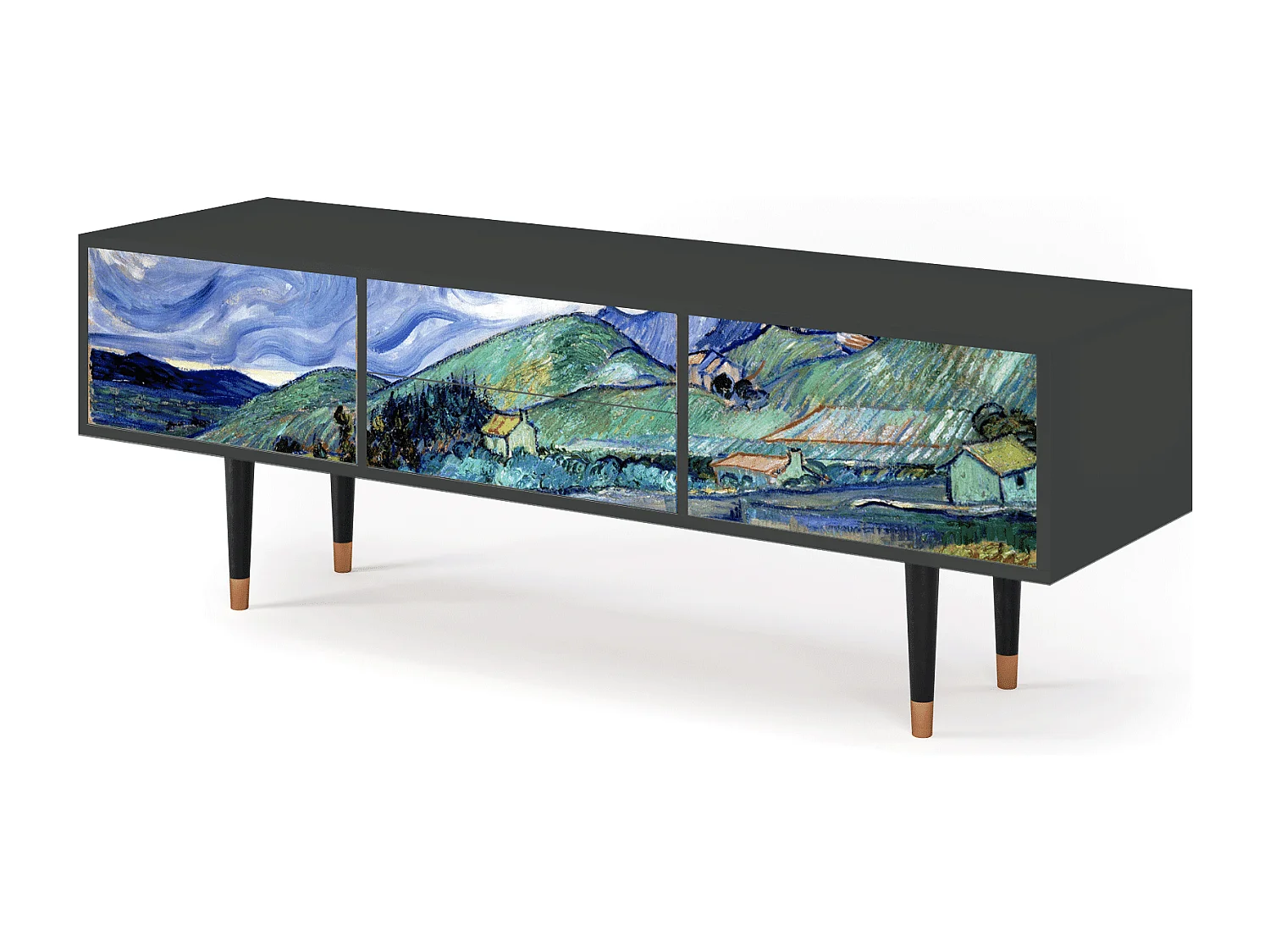 TV-meubel - 170х59х48 cm - T4 - Landscape, Antraciet