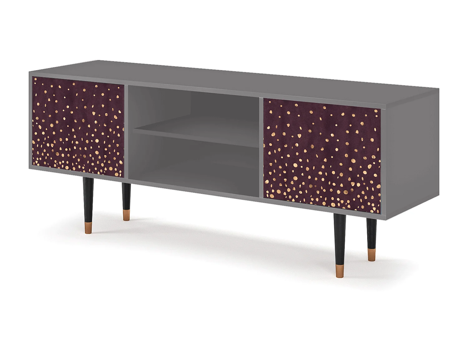 Mobile TV - 170х69х48 cm - T2 - Glowworms, Grigio