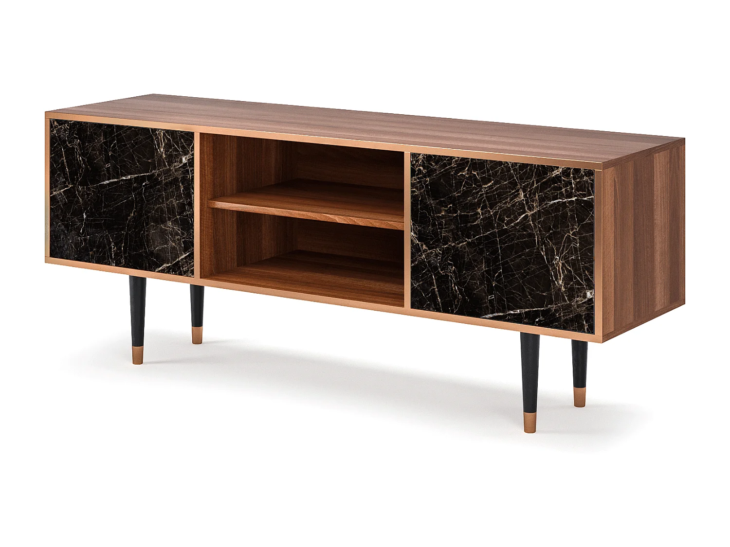 Meuble TV - 170х69х48 cm - T2 - Night Abyss, Noyer