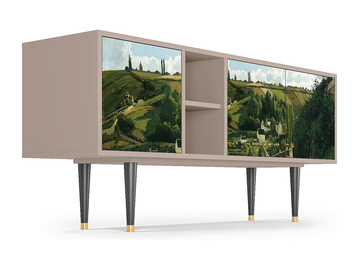 TV-Möbel - 150х69х41 cm - T5 - Jalais Hill by Pissarro, Latte