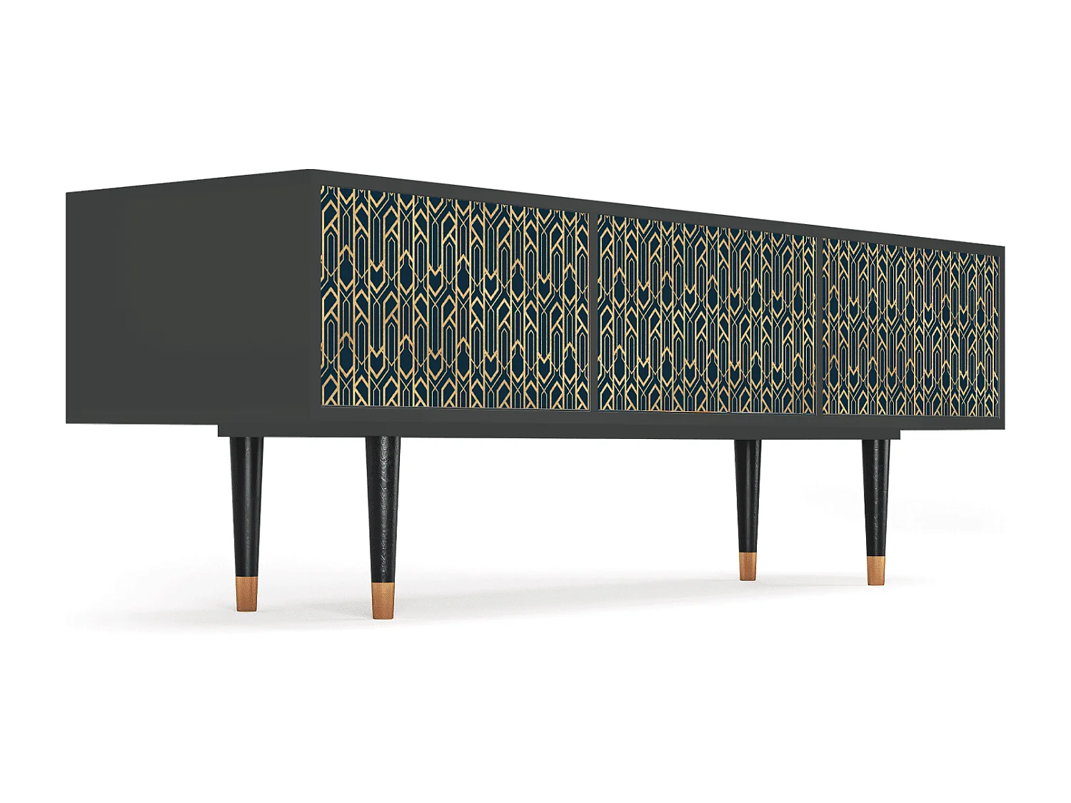 Meuble TV - 170х59х48 cm - T4 - Golden Empire, Anthracite