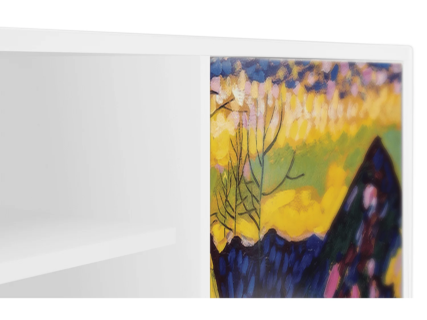 Meuble TV - 170х69х48 cm - T2 - Winter Landscape, Blanc