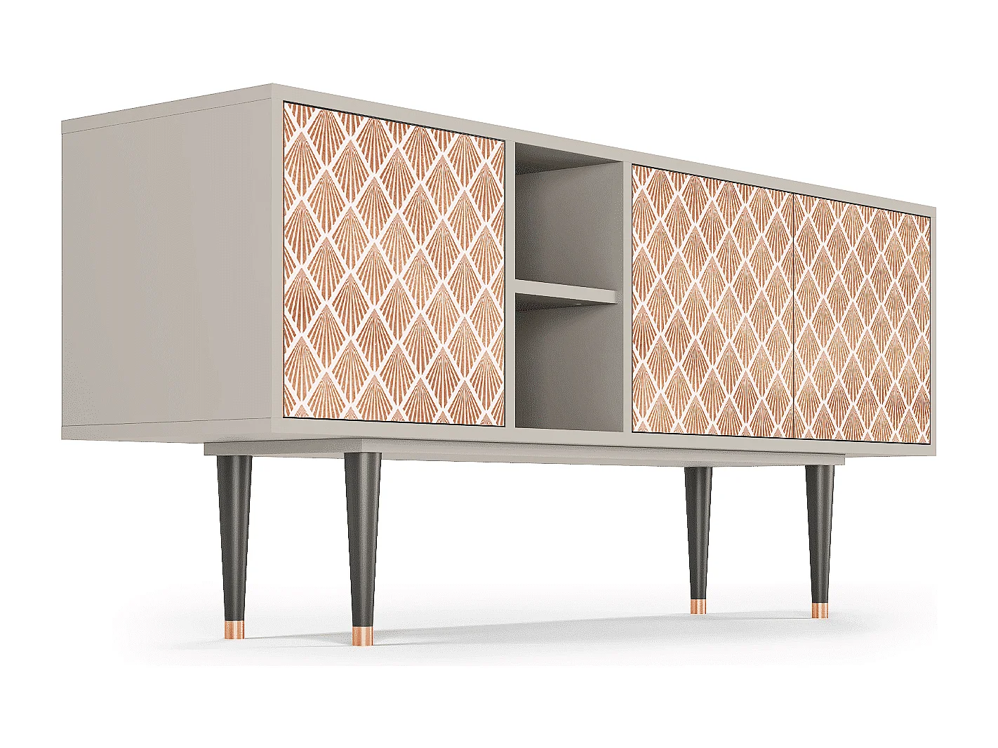 TV-Möbel - 150х69х41 cm - T5 - Pastel Sunrise, Sand