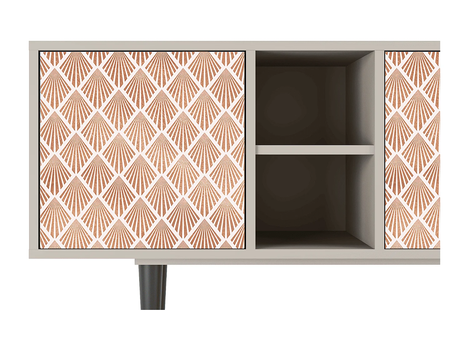 TV-Möbel - 150х69х41 cm - T5 - Pastel Sunrise, Sand