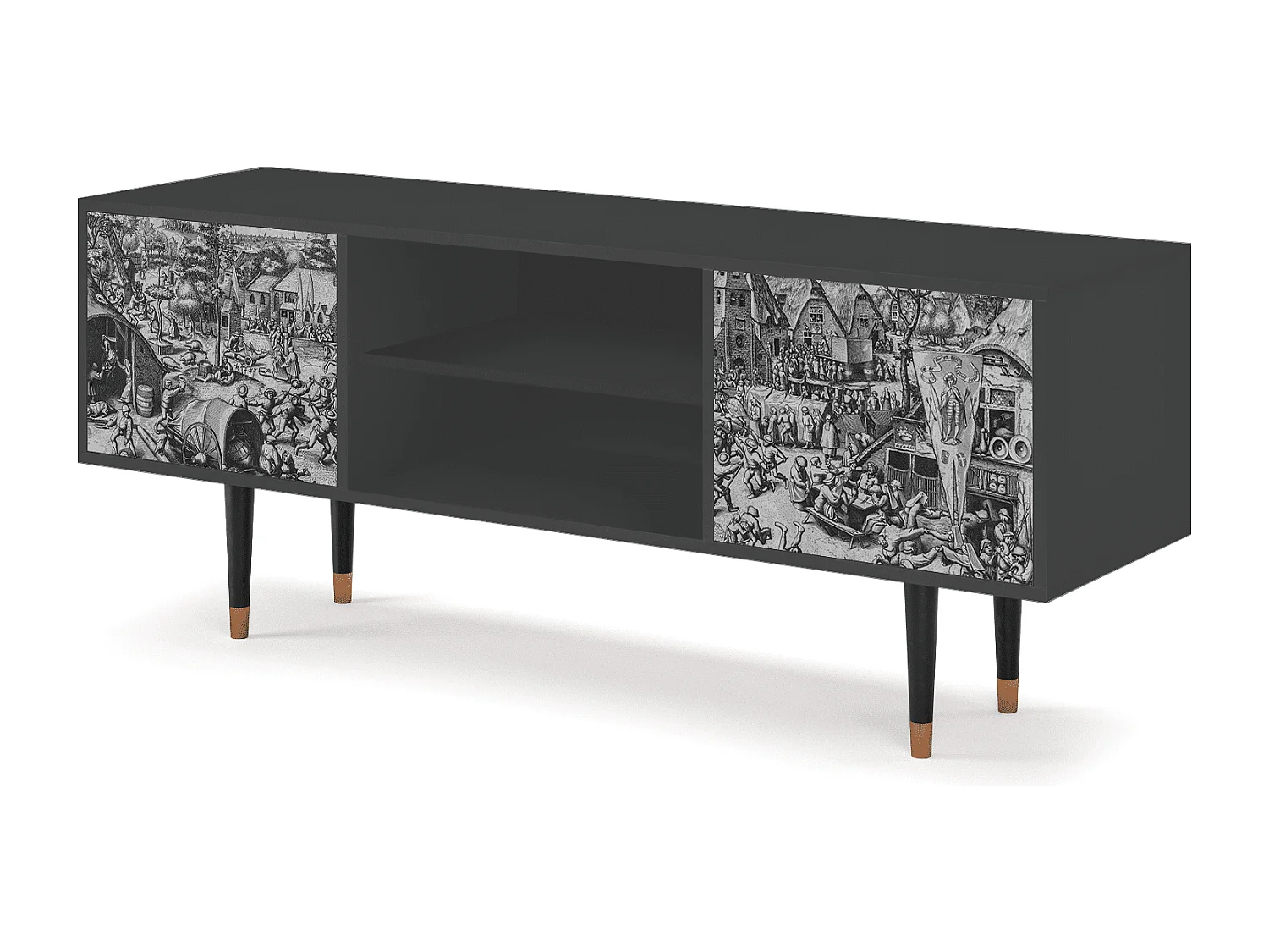 TV-Möbel - 170х69х48 cm - T2 - The Festival of Saint, Anthrazit