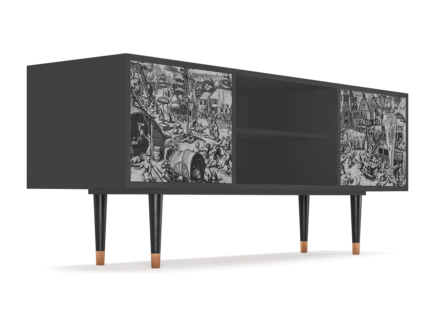 TV-Möbel - 170х69х48 cm - T2 - The Festival of Saint, Anthrazit