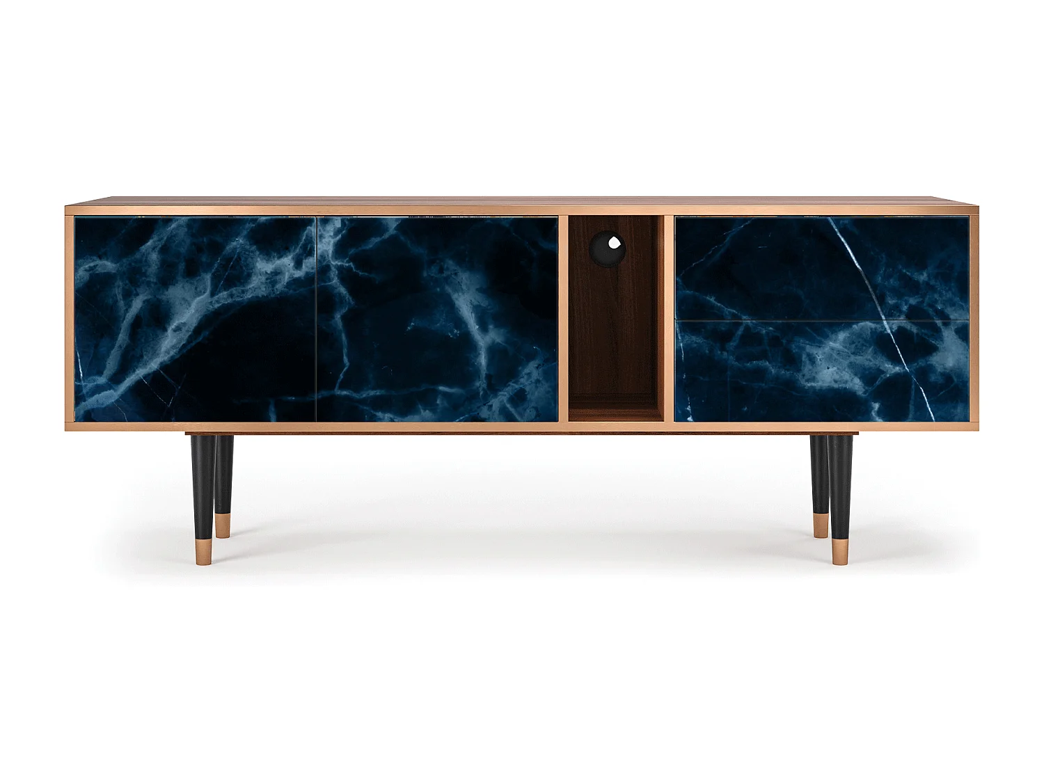 Mobile TV - 170х69х48 cm - T1 - Deep Ocean, Noce