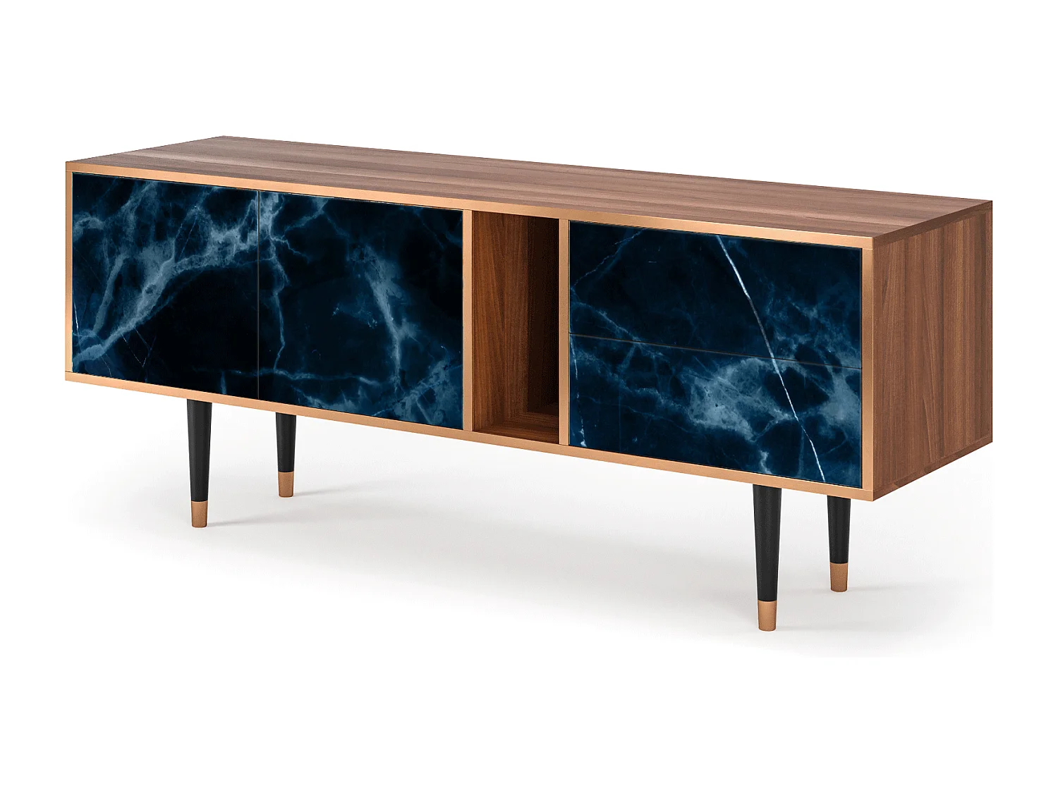 Mobile TV - 170х69х48 cm - T1 - Deep Ocean, Noce