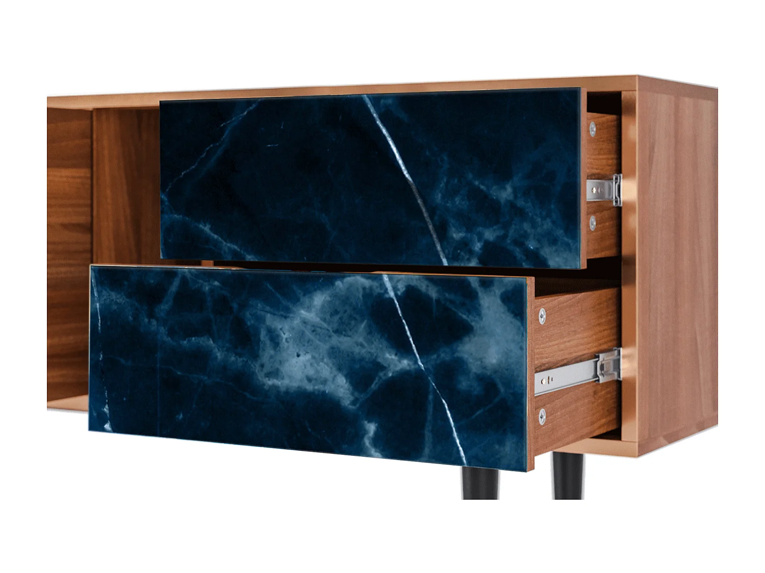 Mobile TV - 170х69х48 cm - T1 - Deep Ocean, Noce