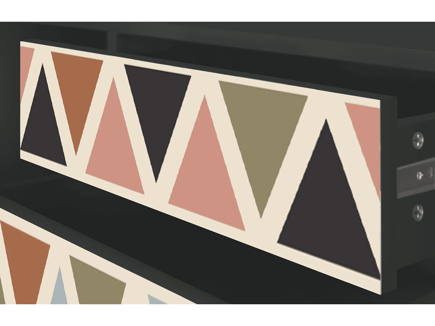 TV-Möbel - 170х59х48 cm - T4 - Royal Triangles, Anthrazit