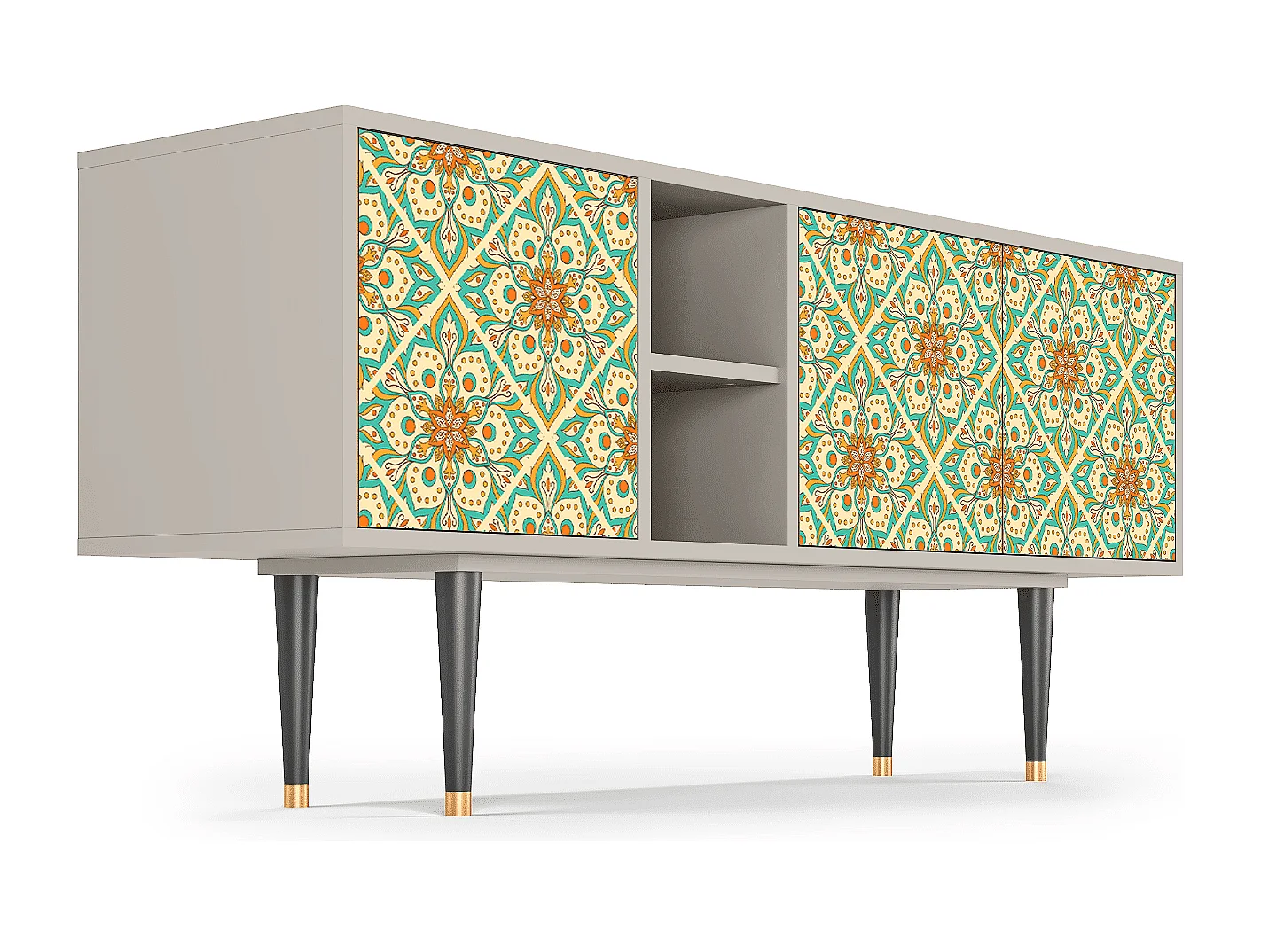 Mobile TV - 150х69х41 cm - T5 - Hindu Daisy, Sabbia